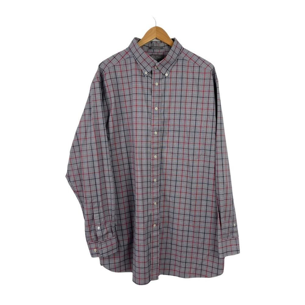 Daniel Cremieux Size 2XT Blue Striped Long Sleeve Button Down Dress Shirt
